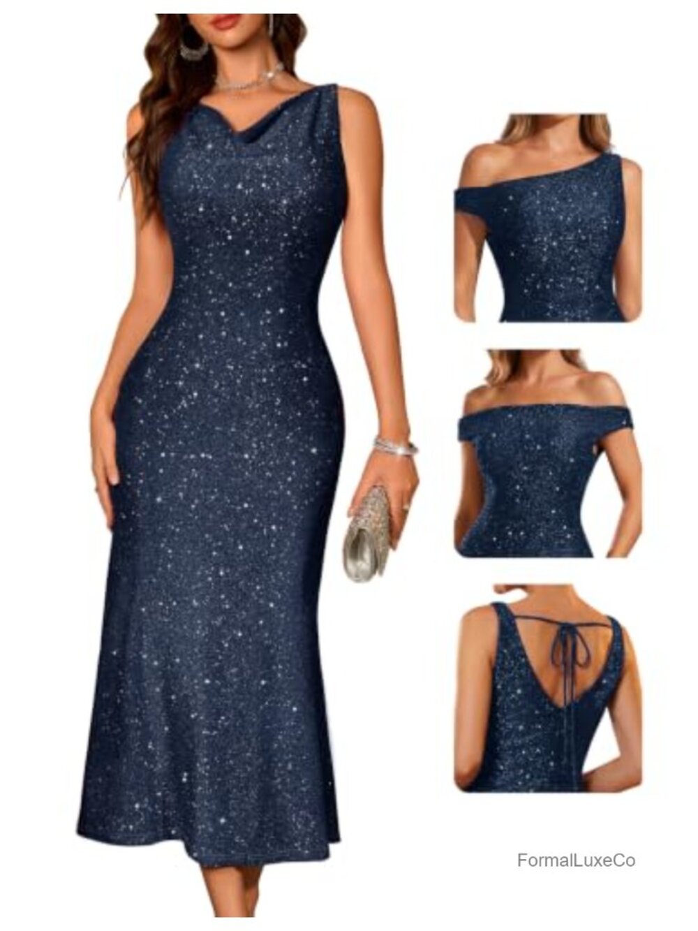 BeryLove Sequin Sleeveless Bodycon Dress